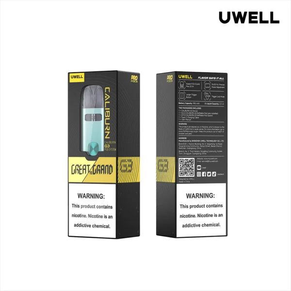 UWELL CALIBURN G3 KIT 咖哩棒 | 智能功率調節 | 台灣現貨供應